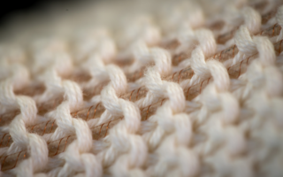 Stay warm or cool with interwoven thread-like pumps in clothing