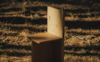 Furniture made from terrazzo-like material made of ‘all of the forest’