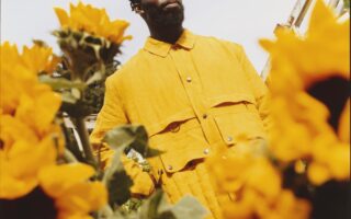A rain jacket made of sunflowers