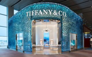 A 3D printed store façade made of reclaimed fishing nets