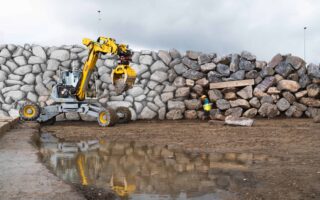 A robotically built dry-stone wall