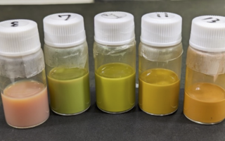 Non-iridescent structural colour ink