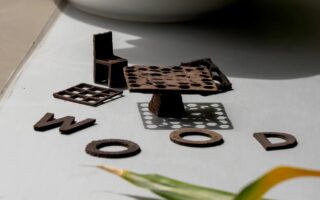 A 3D print filament made out of wood components only