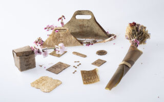 A material made of microalgae grown in wastewater