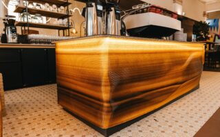 3D printed furniture made of coffee grounds