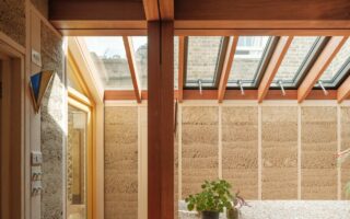 A Victorian house renovated using hempcrete