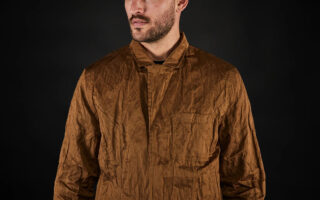 A lightweight blazer made of stainless steel