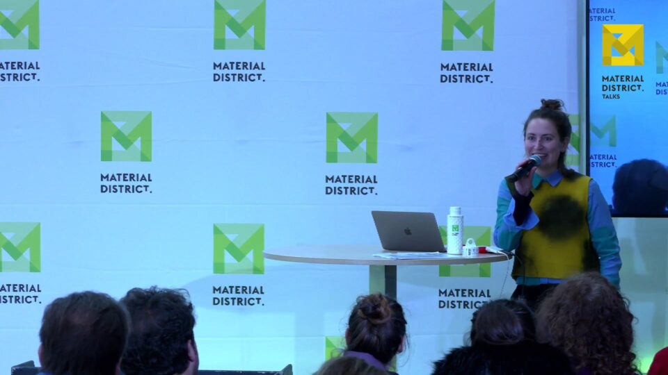 Lecture by Simone Post as part of the MaterialDistrict Utrecht 2023 lecture programme