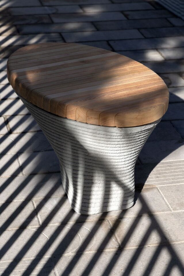 3D Printed Concrete Bus Stop