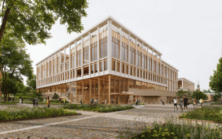 Henning Larsen Designs New Timber-Based Public Sports Centre for Gothenburg