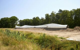 Reused Wind Turbine Blades Prove Viable As Noise Barriers