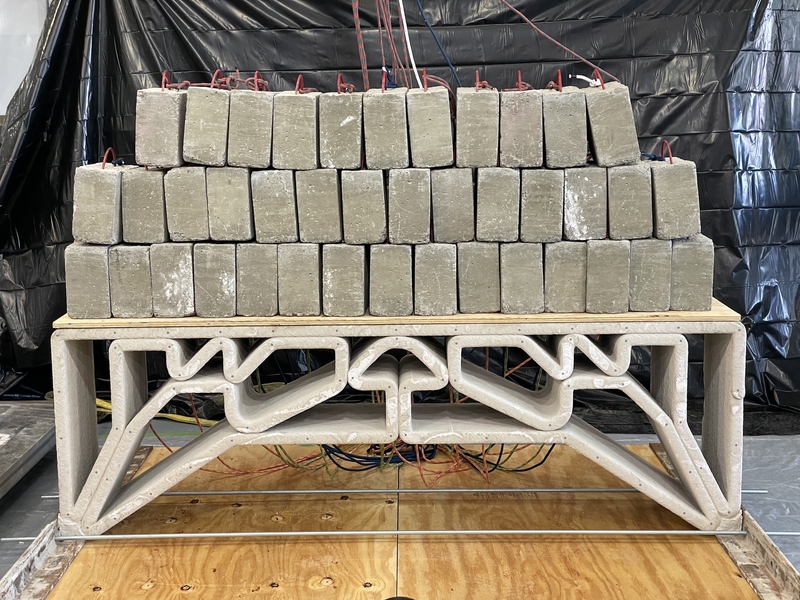 3D Printed Concrete Bridge Explores Material-Efficient Construction