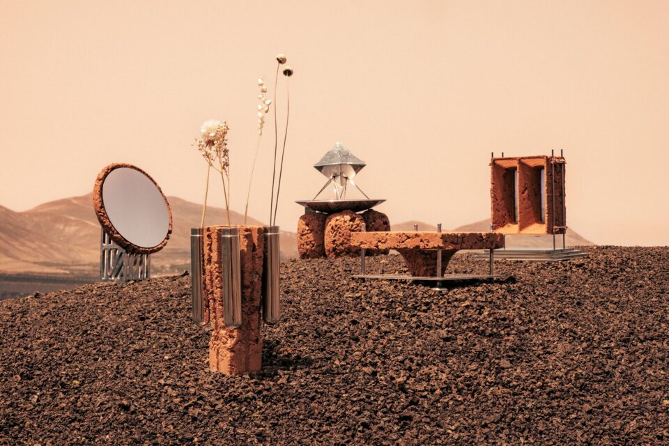 Martian Relics Combines Rammed Earth With Salvaged Steel