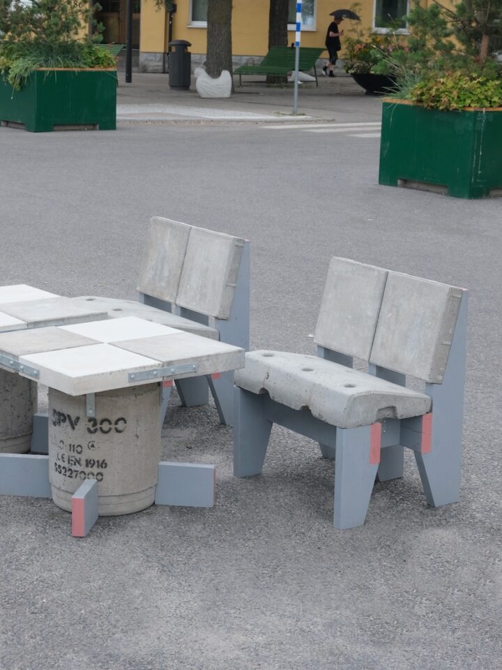 Re:Stockholm Turns Construction Waste Into Public Furniture